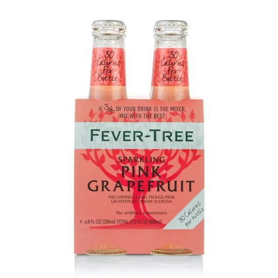 Fever-Tree Sparkling Pink Grapefruit Bottles - 4pk/6.8 fl oz