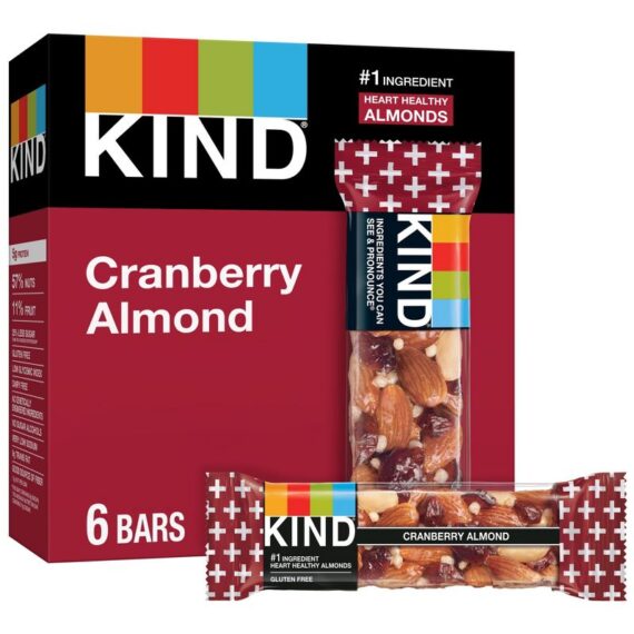 KIND Cranberry Almond with Macadamia Nuts Bars - 8.4oz/6ct