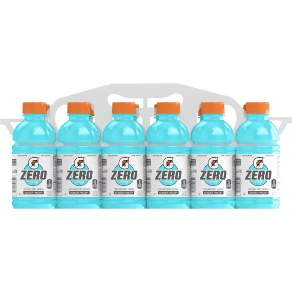 Gatorade G Zero Glacier Freeze Sports Drink - 12pk/12 fl oz Bottles