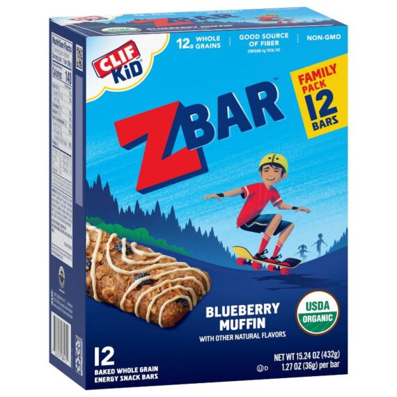 Clif Kid Zbar Blueberry Muffin - 12ct