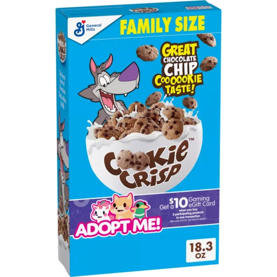 General Mills Cookie Crisp Cereal Family Size - 18.3oz