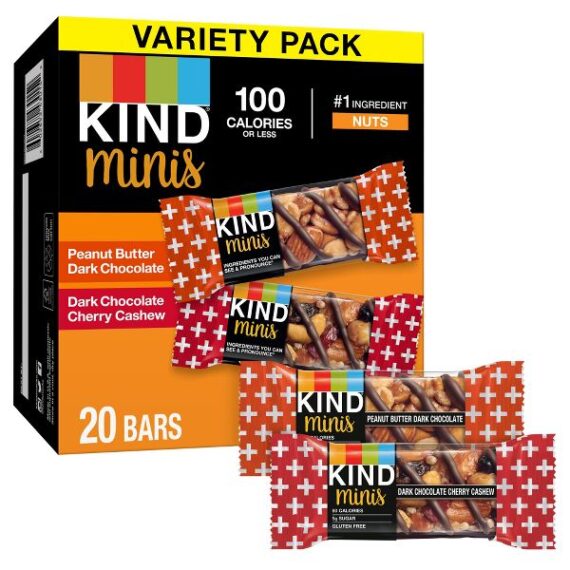 Kind Mini Peanut Butter Cherry Bars - 14.1oz/20ct