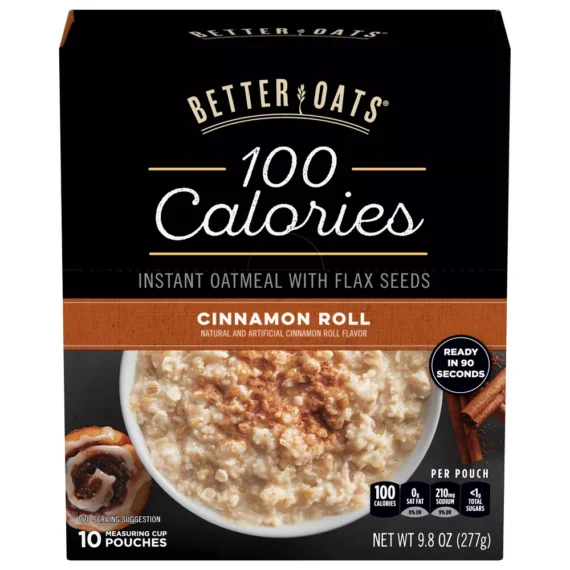 Better Oats Fit Cinnamon Roll Oatmeal - 10ct