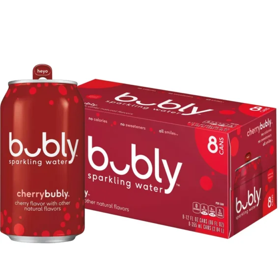 bubly Cherry Sparkling Water - 8pk/12 fl oz Cans