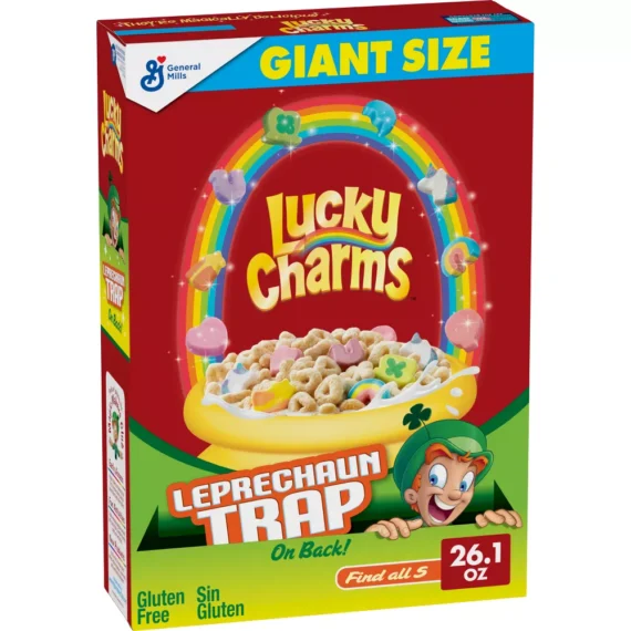 General Mills Lucky Charms Breakfast Cereal - 26.1oz