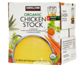 Kirkland Signature Organic Chicken Stock, 32 fl oz, 6-count