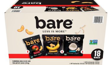 Bare Baked Crunchy Fruit Snacks Variety Pack, 18 pk