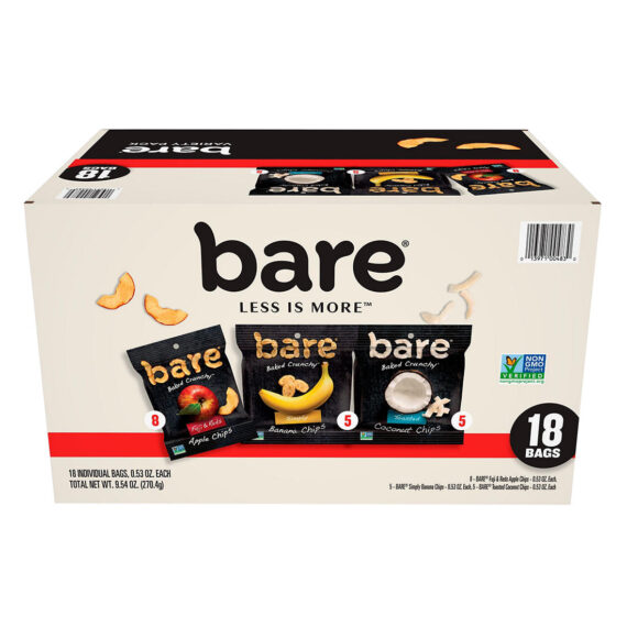 Bare Baked Crunchy Fruit Snacks Variety Pack, 18 pk