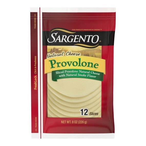 Sargento Natural Provolone Sliced Cheese 8oz - 12 Slices