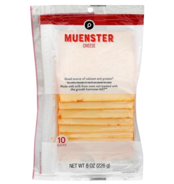 Publix Muenster, Cheese Slices 10 Slices