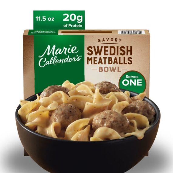 Marie Callender's Swedish Meatballs Bowl Frozen Meal 11.5 Oz - Unloathe