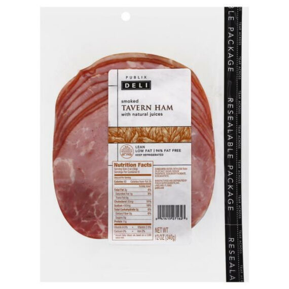 Publix Deli Ham, Tavern, Smoked 12 oz