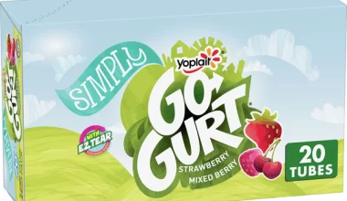 Yoplait Simply Go-GURT Strawberry & Mixed Berry Kids Low Fat Yogurt Tubes - 20 CT