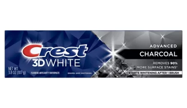 Crest 3D White Advanced Charcoal Teeth Whitening Toothpaste - 3.8oz