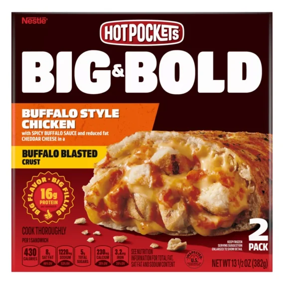 Hot Pocket Frozen Big & Bold Buffalo Style Chicken - 13.5oz