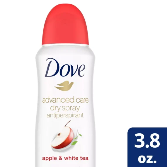 Dove Beauty Advanced Care Apple & White Tea 48-Hour Antiperspirant & Deodorant Dry Spray - 3.8oz