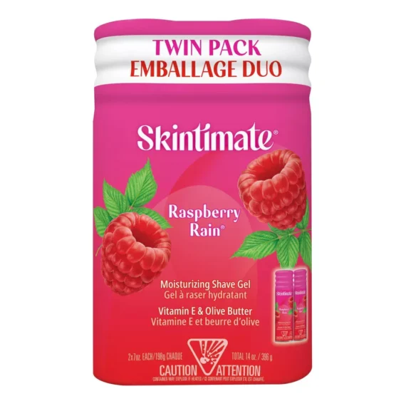 Skintimate Signature Scents Raspberry Rain Women's Shave Gel Twin Pack - 14oz