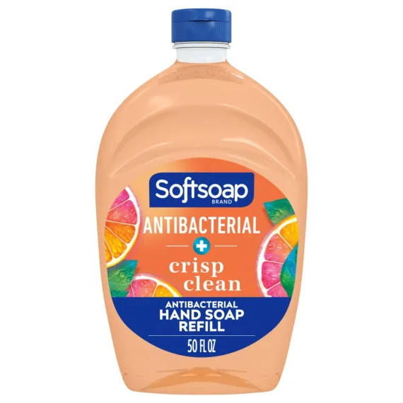 Softsoap Antibacterial Liquid Hand Soap Refill - Crisp Clean - 50 fl oz