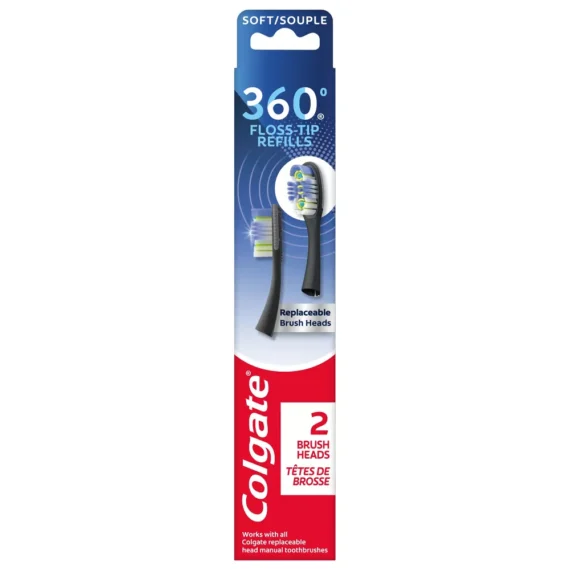 Colgate Keep Manual Toothbrush - Deep Clean Replaceable Brush Head Refills - 2ct