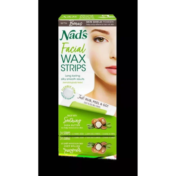 Nad's Facial Wax Strips - 24ct