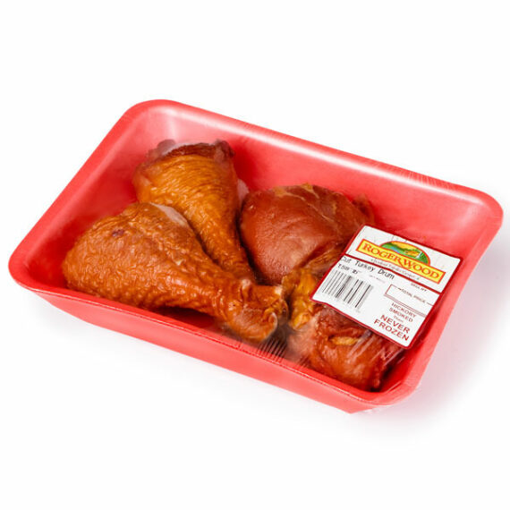 Rogerwood Smoked Turkey Drumsticks Cut - About 1.80 Lbs