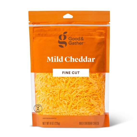 Good & Gather Finely Shredded Mild Cheddar Cheese - 8oz