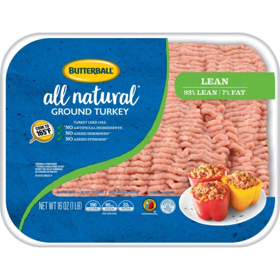 Butterball All Natural Fresh Ground Turkey - 1lb