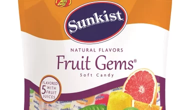 Sunkist Fruit Gems Assorted Gummies Kosher 2 lbs