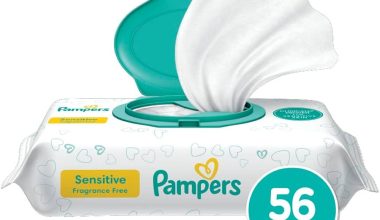 Pampers Baby Wipes Sensitive Fragrance Free - 56 Wipes
