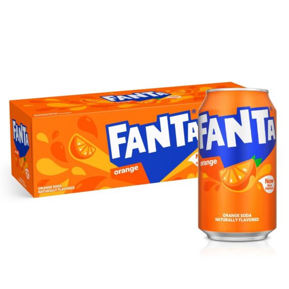 Fanta Orange Soda 12oz Can - 12 CT