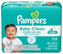 Pampers Wipes Baby-Clean - 216 CT