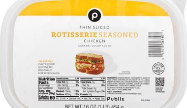 Publix Sliced Rotisserie Chicken 16 oz