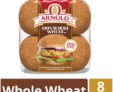 Arnold Select Wheat Sandwich Rolls - 8 Pack