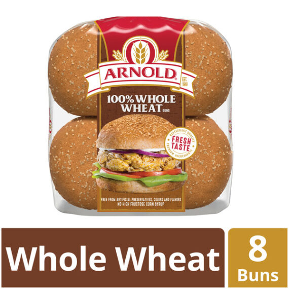 Arnold Select Wheat Sandwich Rolls - 8 Pack