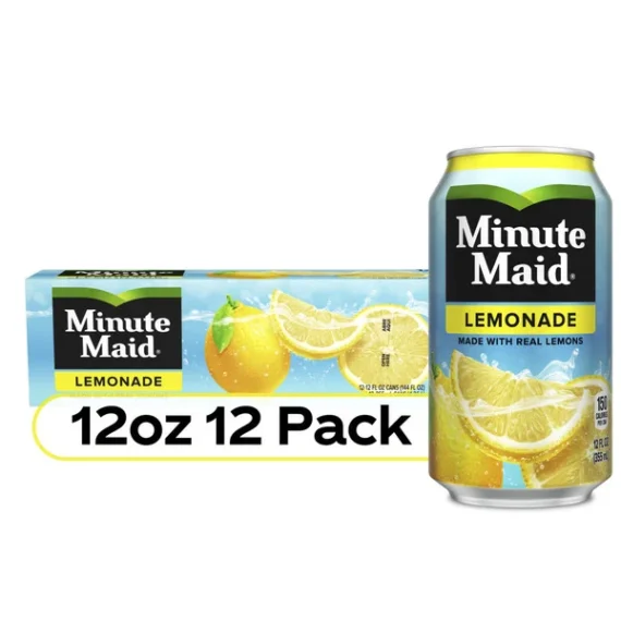 Minute Maid Lemonade 12oz Can - 12 Pack