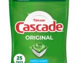 Cascade Fresh Scent Dishwasher Pods - 25 CT