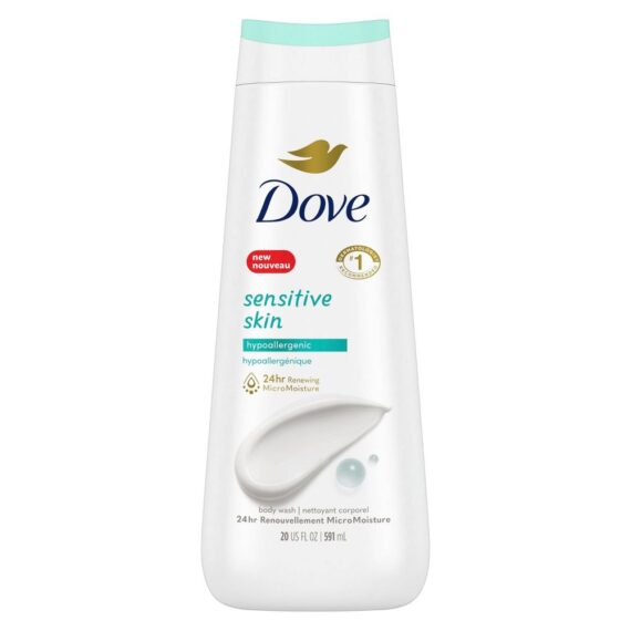 Dove Sensitive Skin Hypoallergenic Body Wash 23 oz