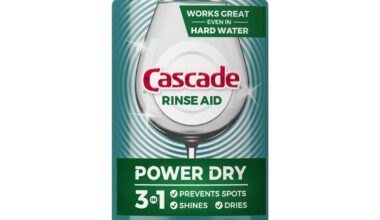 Cascade Power Dry Dishwasher Rinse Aid - 16oz