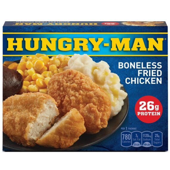 Hungry-Man Frozen Boneless Fried Chicken Dinner - 16oz