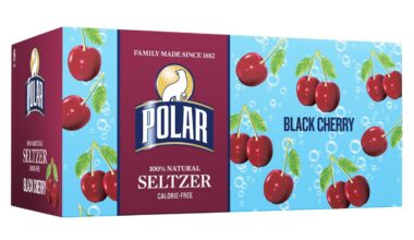 Polar Black Cherry Seltzer Water 12oz Can - Pack