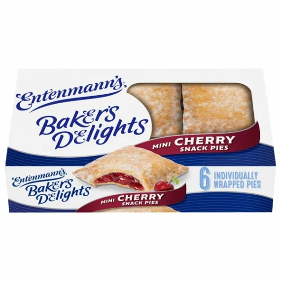 Entenmann's Baker's Delights Mini Cherry Snack Pies - 6 CT