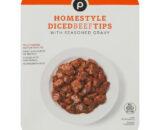 Publix Homestyle Diced Beef Tips with Seasoned Gravy 15 oz