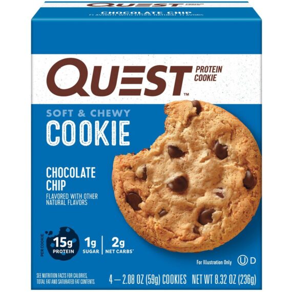Quest Nutrition Chocolate Chip Cookie - 4 CT