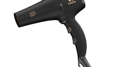 Andis Pro Dry Soft Grip Tourmaline Ionic Ceramic Hair Dryer Black