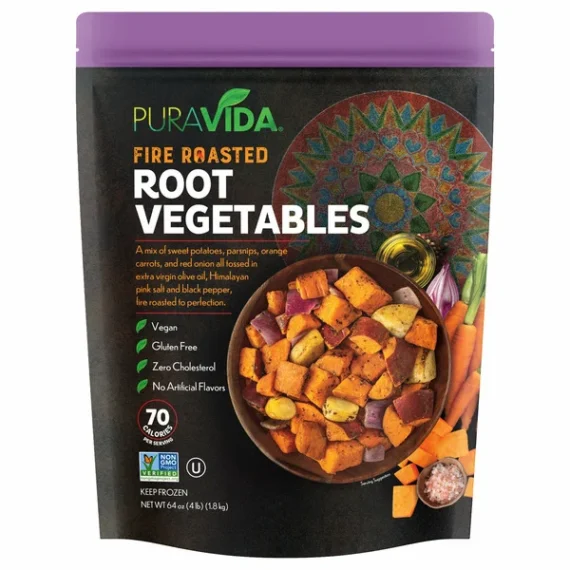 PuraVida Fire Roasted Root Vegetables, 64 oz