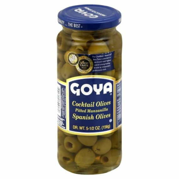 Goya Pitted Manzanilla Spanish Cocktail Olives 5.5oz